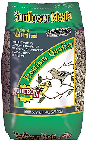 Photo 1 of **EXP: 03/09/2027** Audubon Park 84522 5 Lb Sunflower Meats Wild Bird Food