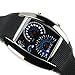 MuchBuy NEW Sports RPM Turbo Blue & White Flash LED Car Speed Meter Dial Men Gift Watch