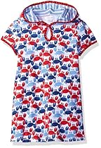 Mud Pie Baby Toddler Girls' Cover up Swimwear, Crab, 12-18 Months