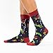Sock It to Me, Underwater Explorer, Men's Crew Socks, Ocean, Deep Sea Scuba Socks