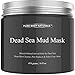 Dead Sea Mud Mask for Face and Body, Purifying Face Mask for Acne, Blackheads, and Oily Skin by Pure Body Naturals (16 Fl. Oz.)