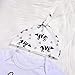 3 Piece Unisex Toddler Infant Newborn Kids Baby Bear Romper Geometry Pants Hat Outfits Clothes Sets (White, 0-3Months)