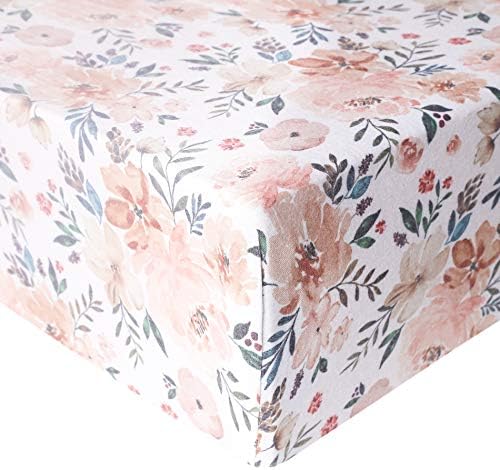 copper pearl fitted crib sheet