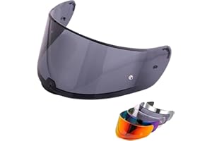 VCOROS Helmet Visor Shield For SEDICI Strada II and For Strada 3 FF801 FF397 Motorcycle Helmets visor For FT2 VECTOR Helmets (Black)