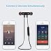 Bluetooth Headphones, Ifecco In-ear Wireless Earbuds Sports Magnetic Earphones with Built-in Mic Noise Cancellation Support Sweat-proof Stereo Headset for iPhone Android and More (Black)