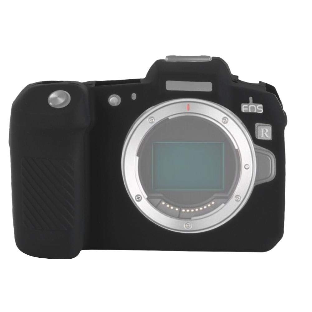 Topiky Camera Case Cover, Silicone Shockproof Soft Stretchable Camera Body Protector Case Cover for R (Black)