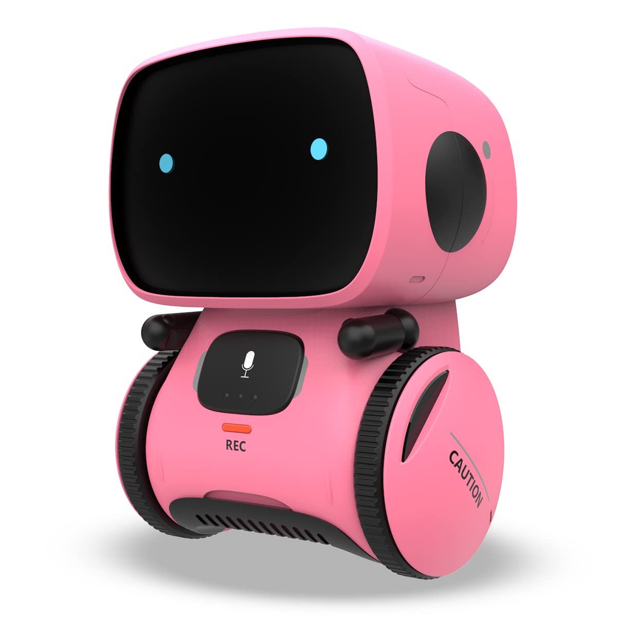 Remoking Intelligent Robot Kids Toy, Interactive Robot Learning Toy, Gifts for Boys Girls, Touch Control, Voice Recording, Voice Recording, Talking, Dancing, Music, Pink