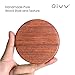 Wood Wireless Charger, QIVV Wireless Charging Pad Qi Wireless Charger for Samsung S6 / S6 Edge / Edge+, Note 5, Nexus 4 / 5 / 6 /7, Nokia Lumia 920, LG Optimus Vu2, HTC 8X and All Qi-Enabled Devices