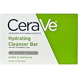 CeraVe Hydrating Cleansing Bar, 15 Count