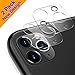 [New Design] Noii Camera Lens Protector for iPhone 11 Pro 5.8 inch/ 11 Pro Max 6.5 inch,with Flash ANTI GLARE CIRCLE,[2 Pack] 3D full Coverage Tempered Glass,Easy Install Anti-Scratch - Clear.