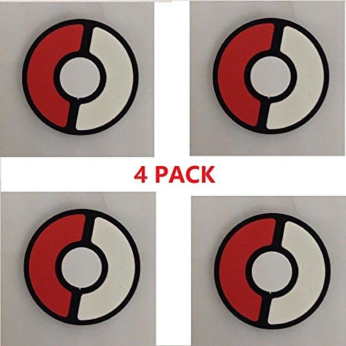 LeiShine 4 PACK EDC Round Hand Spinner Desk Focus ADHD Autism Finger Toy Silica gel Gyro for Pokemon Wizard Ball Toy