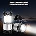 Odoland COB LED Lantern, 2-in-1 300 Lumen LED Camping Lantern Handheld Flashlights, Camping Gear Equipment for Outdoor Hiking, Camping Supplies, Emergencies, Hurricanes, Outages