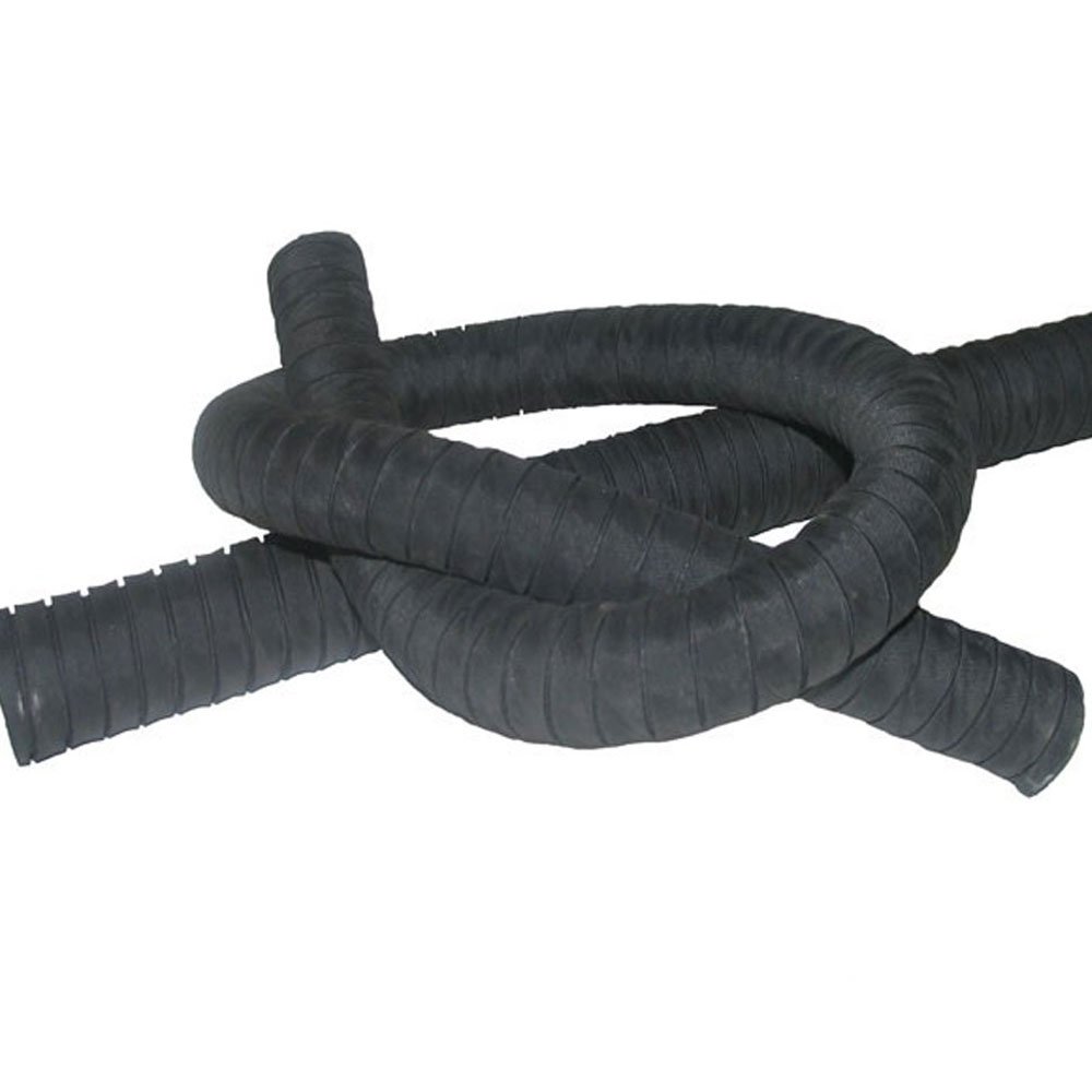 38mm ID Black 1 Metre Length Flexible Wire Reinforced Rubber Heater