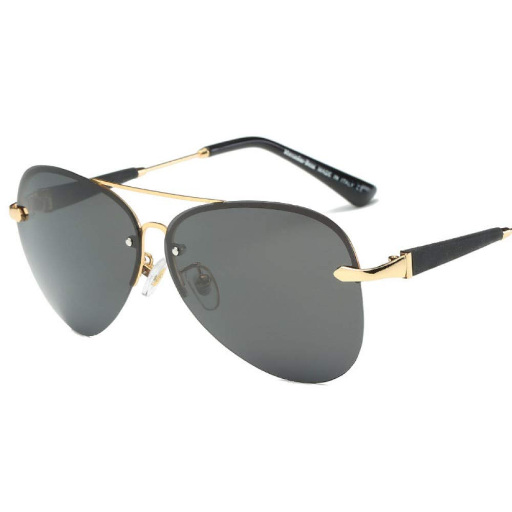 half metal sunglasses