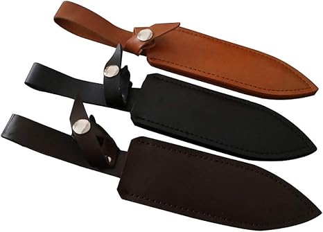 Amazon Co Jp Qees 真革包丁ケース 牛革 匕首カバー ナイフカバー 収納 刃物袋 収納バッグ 防水 安全 軽量 アウトドア 家庭用 戦術的 レザー Gjb185 ブラック ホーム キッチン