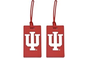 COLLEGIATE PULSE Indiana Hoosiers Pack of 2 PVC Luggage Tags