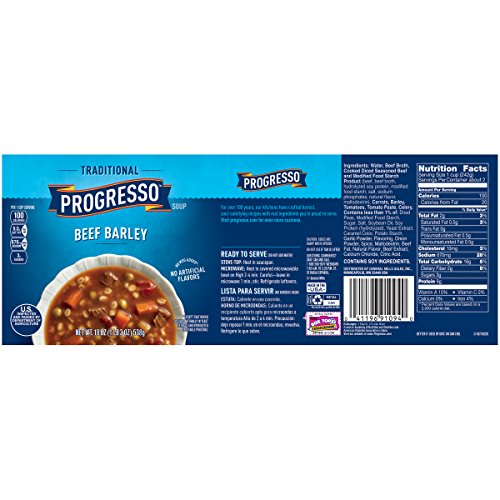 Progresso Soup Traditional, Beef Barley, 19 oz Pricepulse