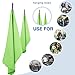 Relefree Microfiber Towels (2 Packs), Quick-Drying-Super Absorbent-Ultra-Compact, Quick-Drying Towels for Yoga and Gym, Travel, Hiking, Camping, Sports and Beach Backpacks (Green)