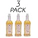 (Pack of 3) Royal Violets By Agustin Reyes 5 Oz Agua De Colonia Eau De Cologne Glass Bottle by Vetrarian