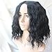 QDBowin Queen Hair Black Short Natural Wave Wig BOb Wig Attractive Women Wavy Wig (NW1B)
