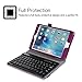 Fintie iPad Mini 4 Keyboard Case - Premium PU Leather Folio Stand Cover with Removable Wireless Bluetooth Keyboard for Apple iPad Mini 4 (2015 Release), Purple