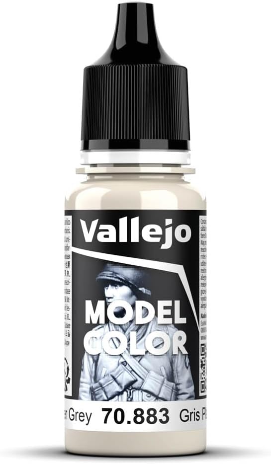 Vallejo Model Color Silver Grey 18 ml Self-Leveling Acrylic Paint