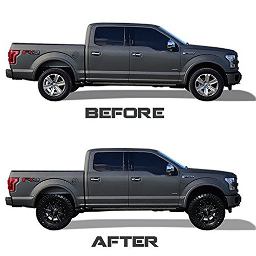 Ford F150 Front Lift Leveling Kit 22" Strut Strut Extension Kits Black