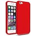 Insten 4 packs of Silicone Skin Cases - Red , Purple , Hot Pink , Blue Compatible with Apple iPhone 6/ 6S (4.7)