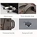 TANCHEN 4K Waterproof Artist Portfolio Carry Shoulder Bag Multifunctional Drawboard Bags for Drawing Sketching Painting (Coffee)