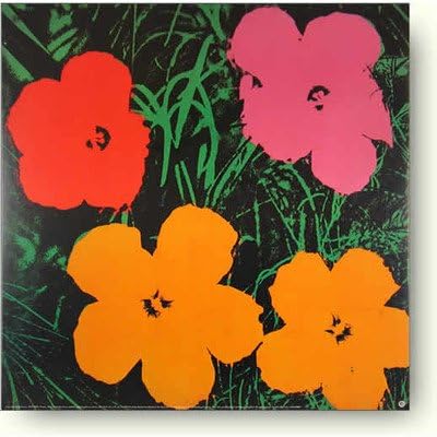 Amazon アンディ ウォーホル 花 1964年 1レッド 1ピンク 2オレンジ アートポスター アートフレーム ポスター オンライン通販