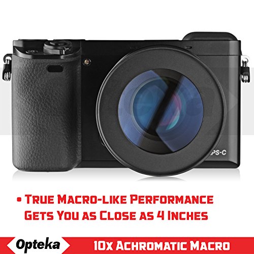Opteka Achromatic 10x Diopter Macro Lens for Nikon D5, D4, D810, D800, D750, D610, D500, D7200, D7100, D7000, D5500, D5300, D5200, D3300, D3200 Digital SLR Cameras (Fits 52mm and 67mm Threaded Lenses) - Thumbnail 4