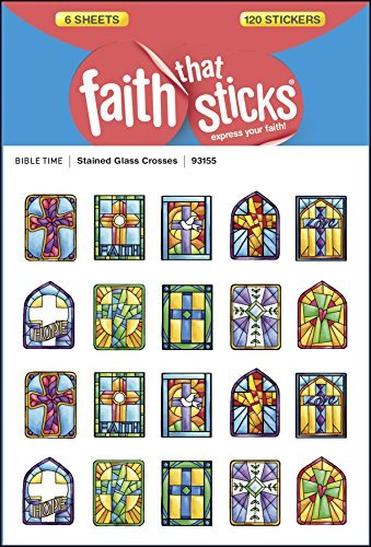 Stained Glass Crosses (Faith That Sticks Stickers) (2014-01-23) by Unknown (Hardcover)