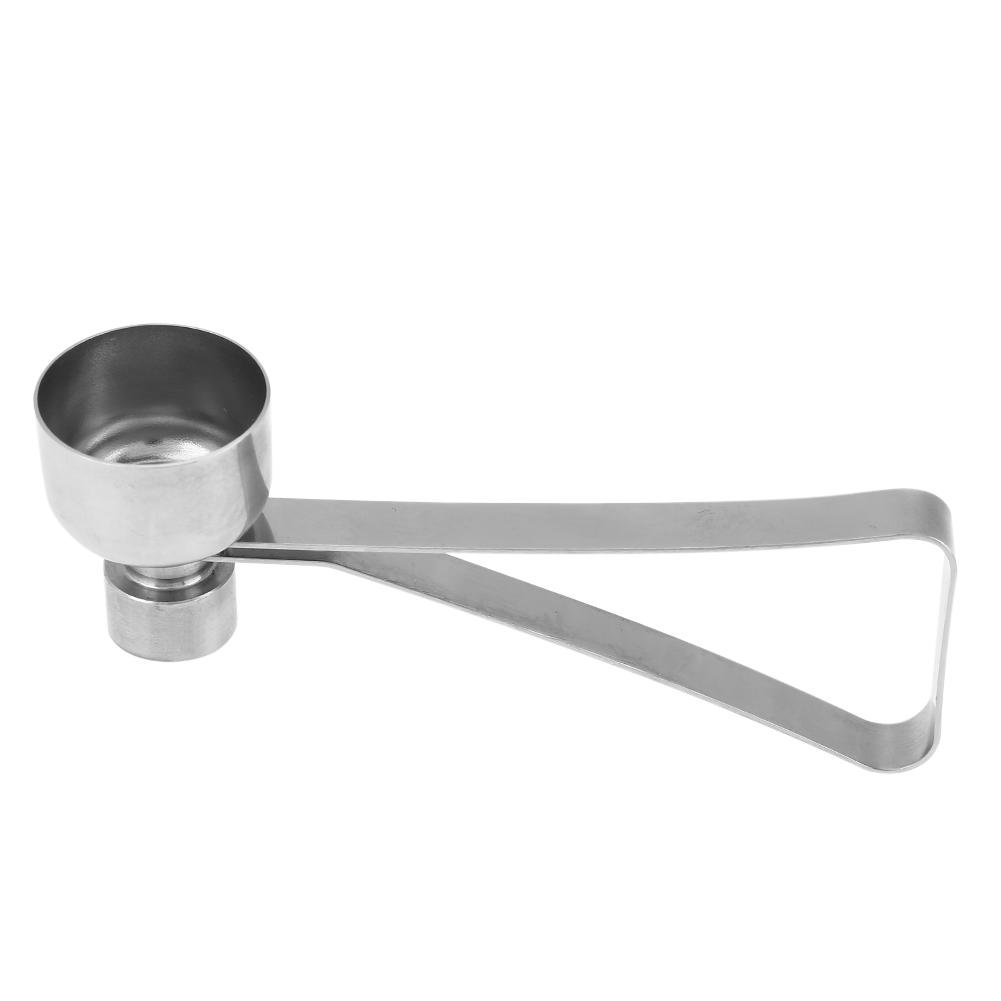 Egg Topper Cutter with Stainless Steel Eggshell Opener Cutter Clean Opener Cracker Kitchen Tool for Removing Raw Soft or Hard Boiled Egg Shells(S)