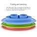 Silicone Suction Placemat for Children,Toddlers, Babies Highchair Feeding Tray Table with Built in Plate and Bowl