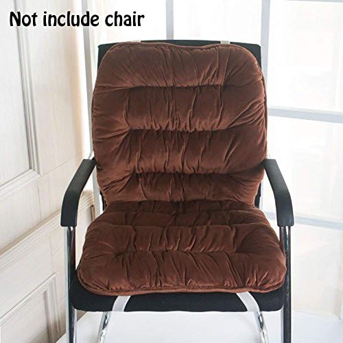chengyu Keep Warm Soft Back Cushion and Seat Cushion,Relief Pressure of Your Back,Perfect for Computer/Office Chair, Car Seat,Recliner etc (Coffee)