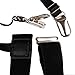 iiniim Unisex Uniform Shirt Stays Holders Elastic Garter Belts with Non-slip Locking Clamps (Metal Clips)