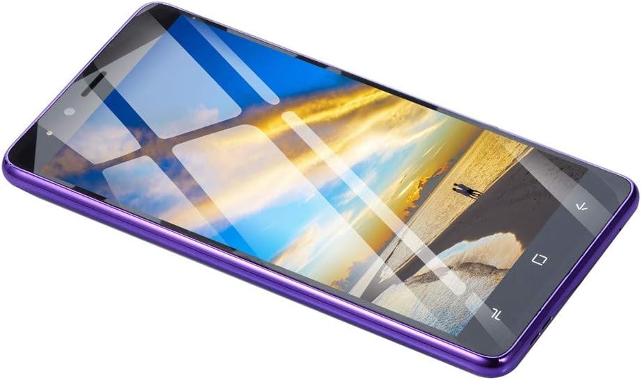 Dual Camera Smartphone, NDGDA 5.0" Ultrathin Android 5.1 Dual-Core 512MB+4GB GSM/3G WiFi Dual SIM Smart Cellphone (Purple)
