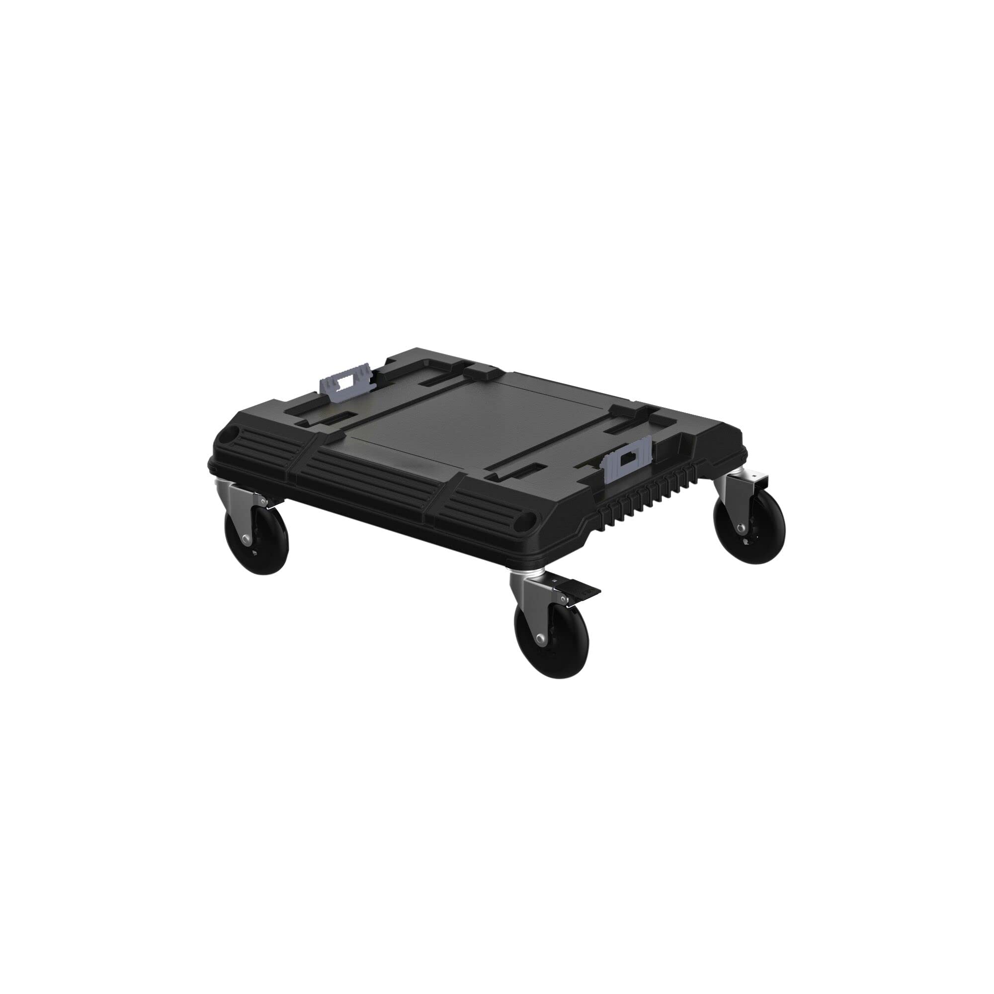 Stanley FatMax Pro-Stack Roll-Cart (extremely manoeuvrable thanks to 360° rotating wheels with parking brake, Black