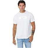 Guess Mens Eco Metallic Deboss Logo Tee