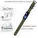 Gear Fit2 Watch Band, ViCRiOR Nylon Ballistic Nato Woven Adjustable Replacement Watch Band Strap with Adapter Connector for Samsung Gear Fit 2 SM-R360 ,Navy Green