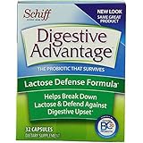 Digestive Advantage Lactose Defense Formula, 32 Capsules (Pack of 4)