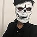 Cosplay Spectre 007 James Novelty Creepy Skull Skeleton Full Face Mask Gift for Halloween Party Costume Decorations, White