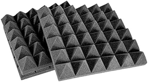 Luckycyc Foam Acoustic Panel, 12 × 12 Inch DIY Foam Insulation Board Noise Wall Stickers Wall Art Home Decoration.