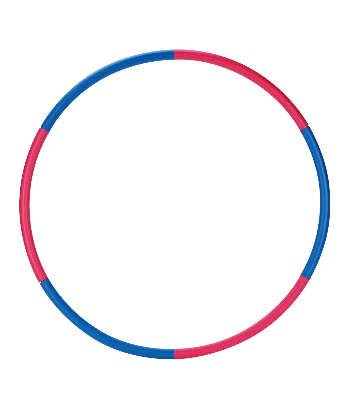 IRONMAN CLUB(鉄人倶楽部)シェイプ アップ フラフープ KW-724 ジョイント式 ブルーxピンク商品画像