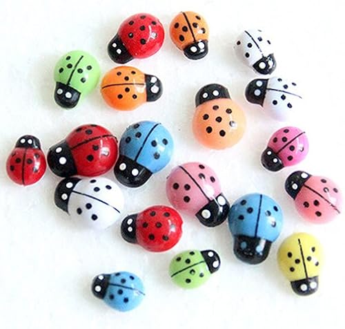Download RYcoexs 100Pcs Colorful Mini 3D Wall Stickers Home Decor Kid Toys DIY Ladybird Ladybug PDF