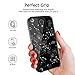 PBRO K20 Plus Case, K20 V Case, Harmony Case, K20 Case, Grace Case,Cute Universe Constellation Dual Layer Soft Silicone & Hard Back Cover Heavy Duty PC+TPU Protective Case-Black