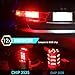 Syneticusa 1157 Red Flashing Strobe Blinking Rear Alert Safety Brake Tail Stop High Power LED Light Bulbs