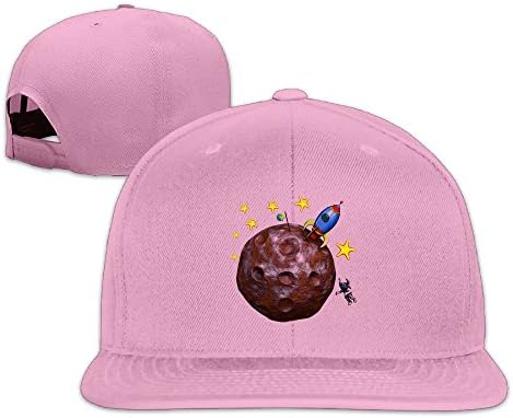 Mission To The Moon Unique Flat Brim Youth Baseball Caps