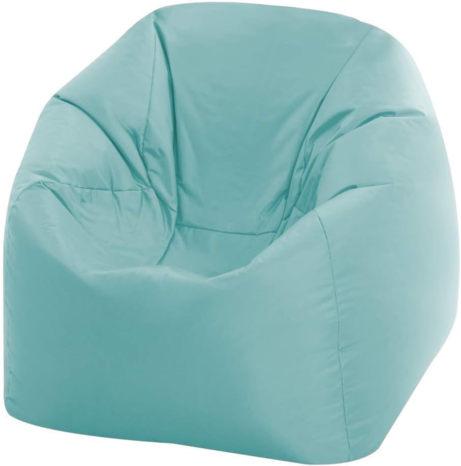 Bean Bag Bazaar Kids Hi-Rest Chair - Duck Egg Blue, Large Indoor Outdoor Childrens BeanBags