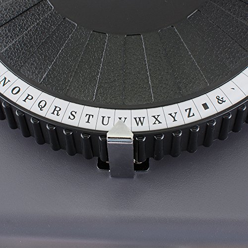 Enshey 72-Character Embossing Machine Card Embosser Printer PVC Credit Card/Gift Card Embosser Stamping Machine Credit ID VIP Magnetic Manual Embossing Machine - Thumbnail 7